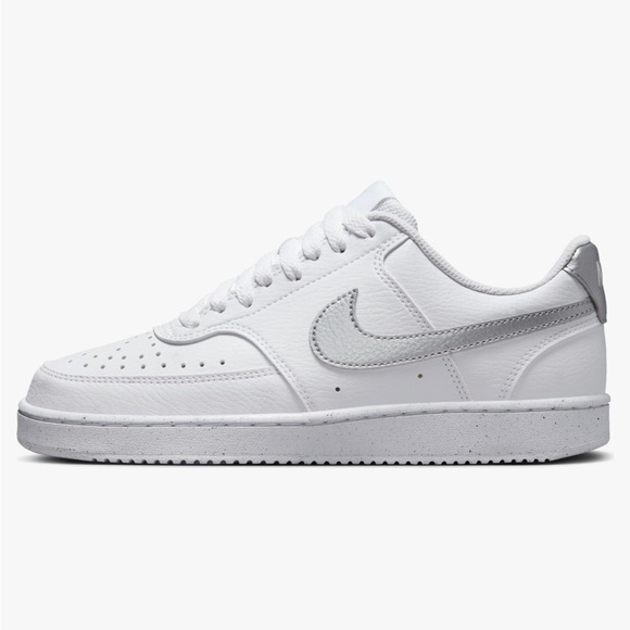 Nike Women’s White Sneakers - Court Vision Lo - Picture 5 of 5